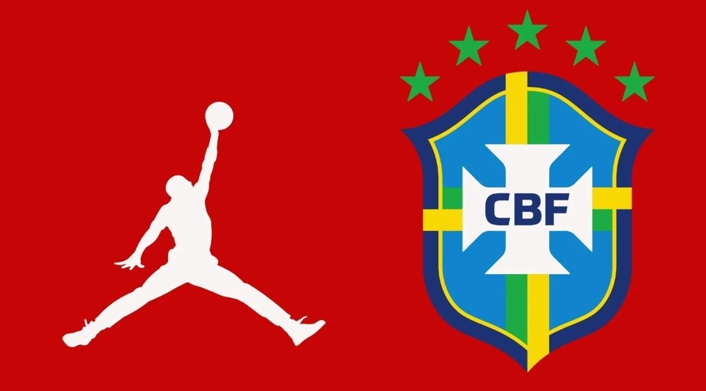 Segunda camisa do Brasil para a Copa de 2026 deve ser vermelha e confeccionada pela Jordan • Reprodução/Footy Headlines